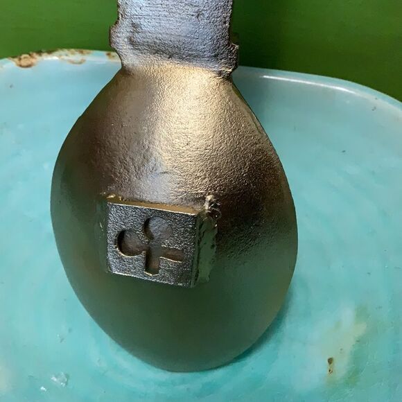 Wooden hanging spoon with gold spoon - Picture 5 of 6